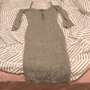 Grey past knee dress!